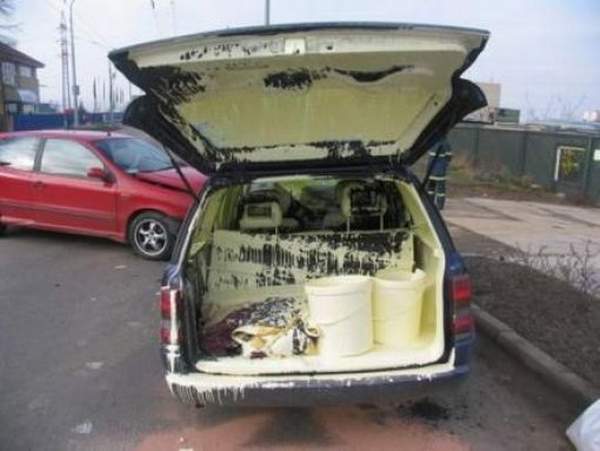 Nice Driving Paint in the Trunk