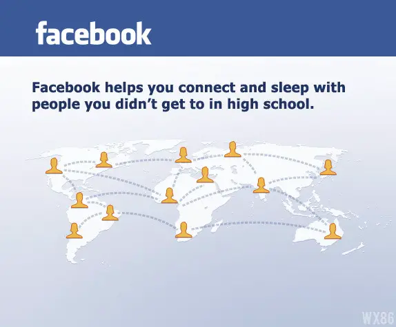 real reason you use facebook sleep highschool